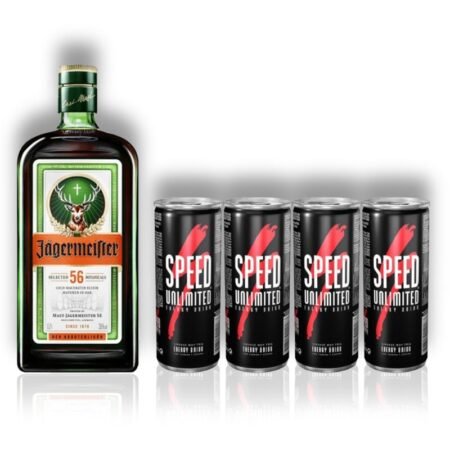 COMBO JÄGERMEISTER 700ML + 4 SPEED UNLIMITED 250ML