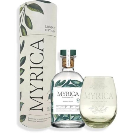 Myrica London Dry 750ml + Vaso Myrica 600ml C/Estuche