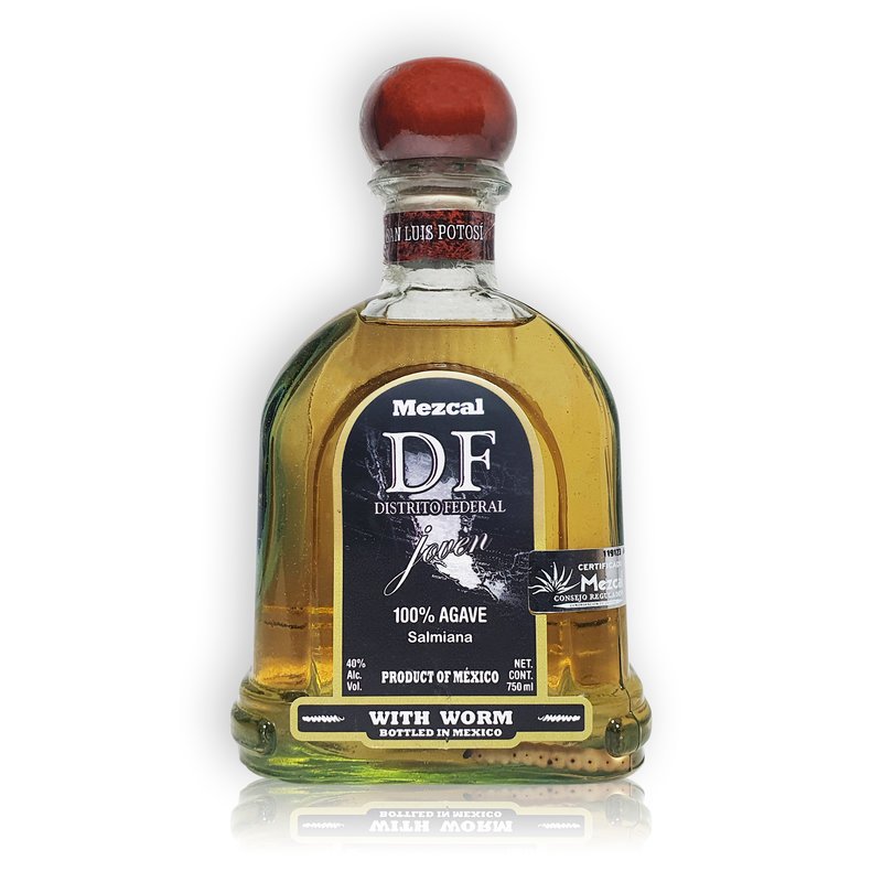 D.F. Joven Mezcal Con Gusano 750ml