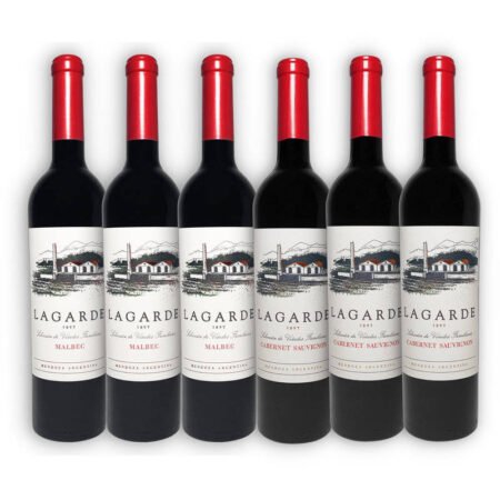 MIX LAGARDE 3U CABERNET SAUVIGNON + 3U MALBEC CAJA X6U 750ML