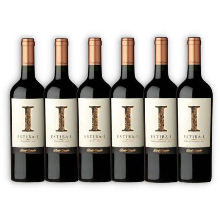 MIX VINO ESTIBA 2U CABERNET SAUV + 2U SYRAH + 2U TEMPRANILLO