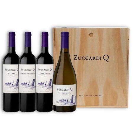Zuccardi Q Mix Con Estuche De Madera X4u 750ml
