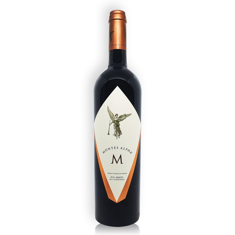 MONTES ALPHA M RED BLEND CAB. SAUV. CAB. FRANC MERLOT PETIT VERDOT 750ML (CAJA CARTÓN)