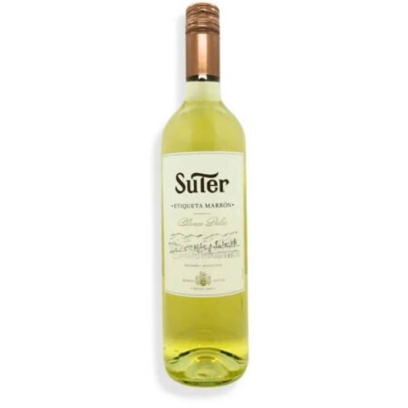 Vino Blanco Suter Etiqueta Marrón Blanco Dulce 750ml